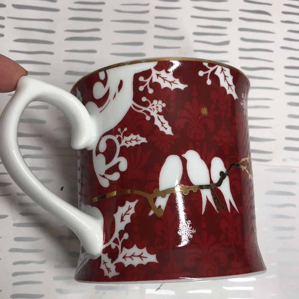 Starbucks red coffee mug by Rosanna